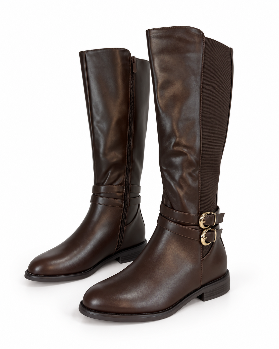 Bota alta marrón Chocolate Santorini (caña extensible)